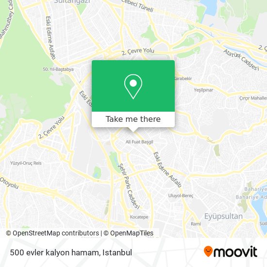 500 evler kalyon hamam map