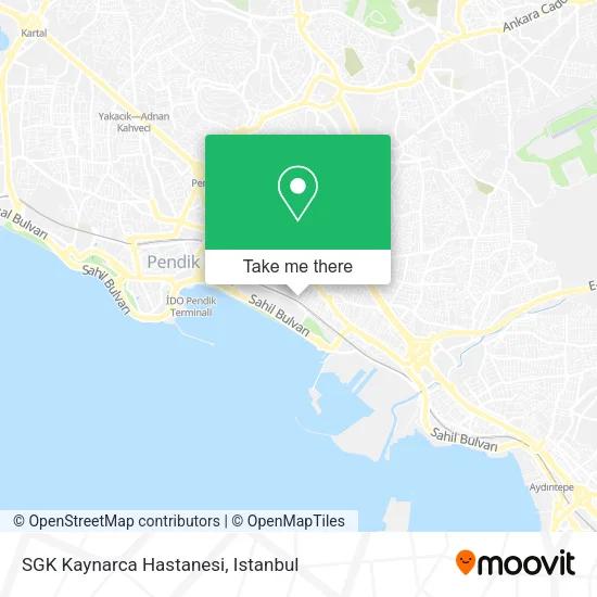 SGK Kaynarca Hastanesi map