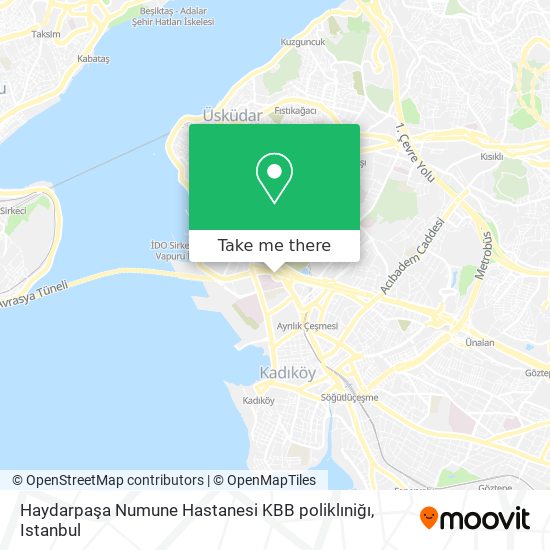 Haydarpaşa Numune Hastanesi KBB poliklıniğı map