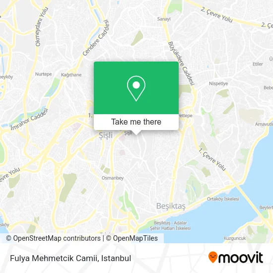 Fulya Mehmetcik Camii map