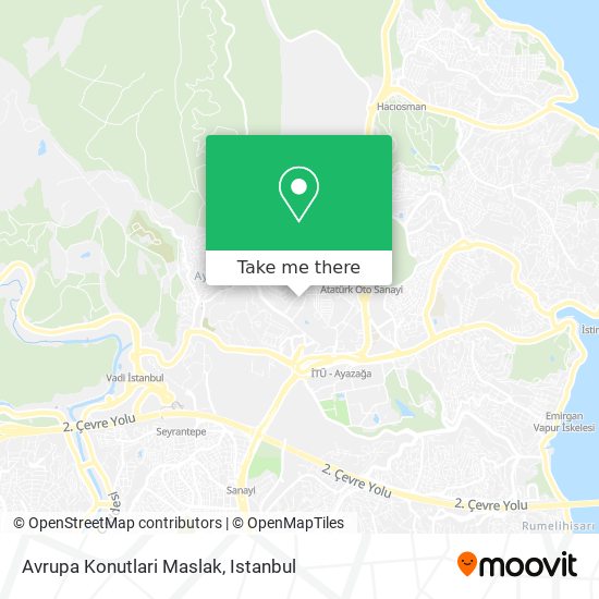 Avrupa Konutlari Maslak map