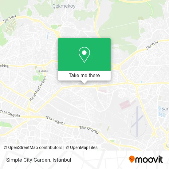 Simple City Garden map