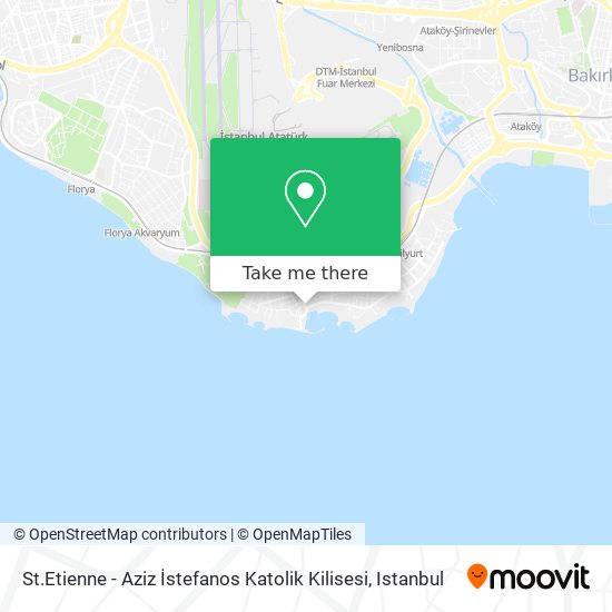 St.Etienne - Aziz İstefanos Katolik Kilisesi map