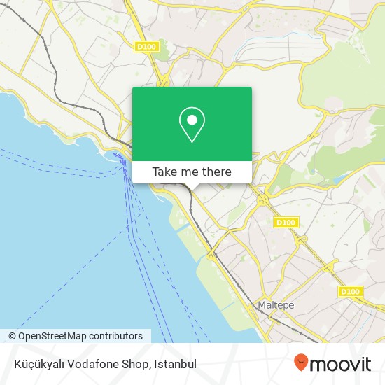 Küçükyalı Vodafone Shop map