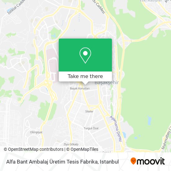 Alfa Bant Ambalaj Üretim Tesis Fabrika map