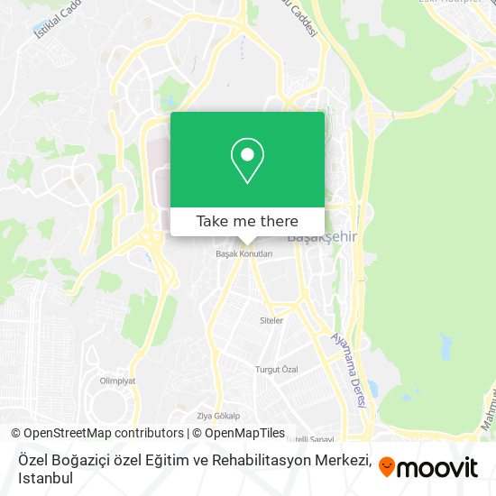 Özel  Boğaziçi özel Eğitim ve Rehabilitasyon Merkezi map