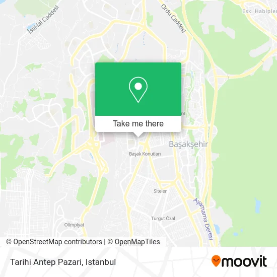 Tarihi Antep Pazari map