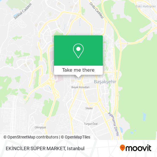 EKİNCİLER SÜPER MARKET map