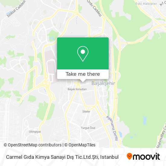 Carmel Gıda Kimya Sanayi Dış Tic.Ltd.Şti map