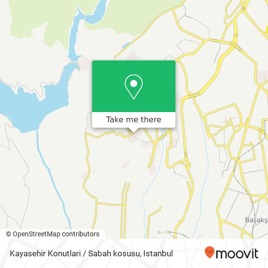 Kayasehir Konutlari / Sabah kosusu map