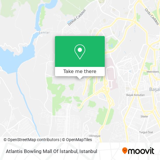 Atlantis Bowling Mall Of İstanbul map