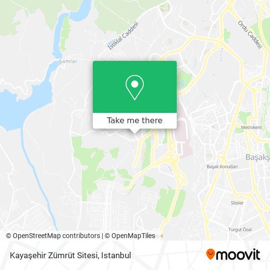 Kayaşehir Zümrüt Sitesi map