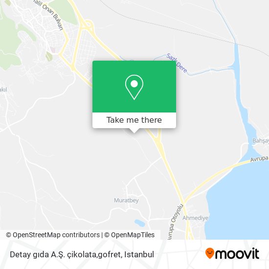 Detay gıda A.Ş. çikolata,gofret map