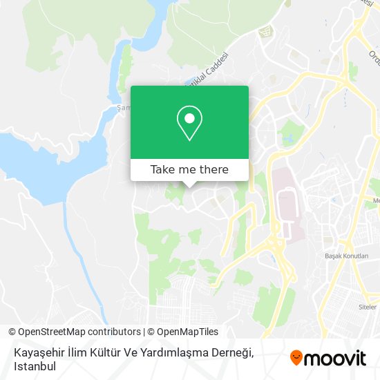 Kayaşehir İlim Kültür Ve Yardımlaşma Derneği map