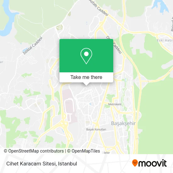 Cihet Karacam Sitesi map