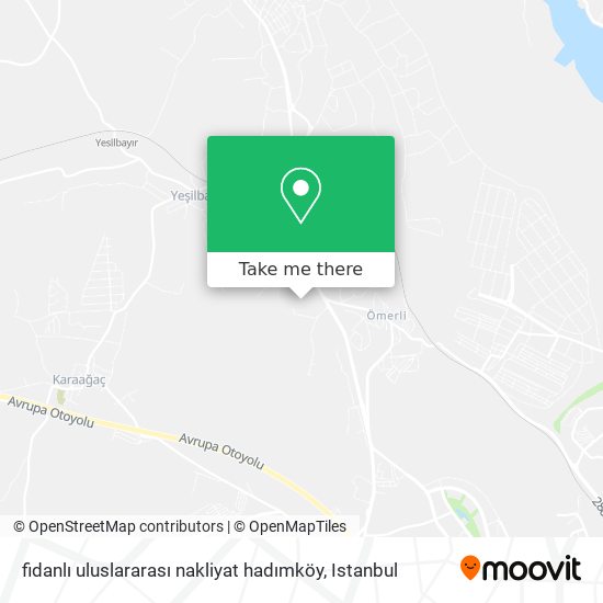 fidanlı uluslararası nakliyat hadımköy map