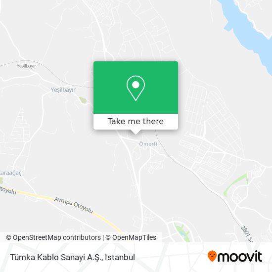 Tümka Kablo Sanayi A.Ş. map