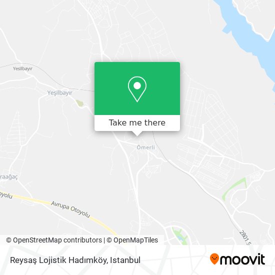 Reysaş Lojistik Hadımköy map