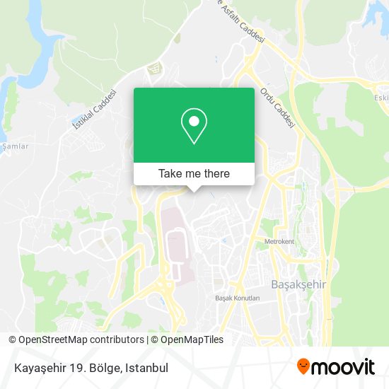 Kayaşehir 19. Bölge map