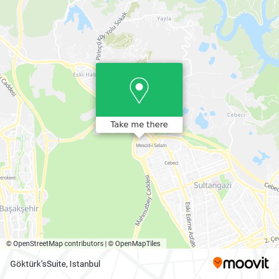 Göktürk'sSuite map