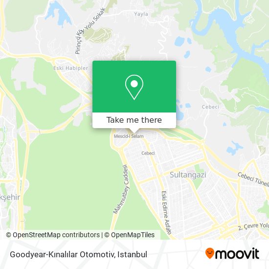 Goodyear-Kınalılar Otomotiv map