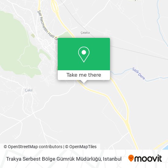 Trakya Serbest Bölge Gümrük Müdürlüğü map