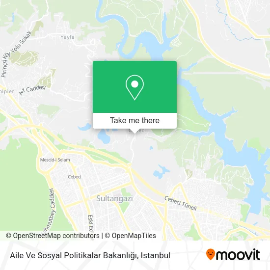 Aile Ve Sosyal Politikalar Bakanlığı map