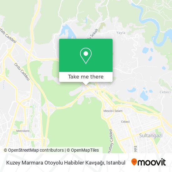 Kuzey Marmara Otoyolu Habibler Kavşağı map