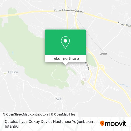 Çatalca İlyas Çokay Devlet Hastanesi Yoğunbakım map