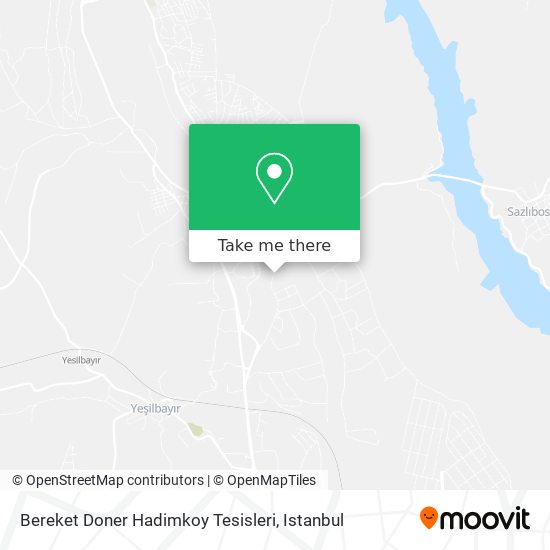 Bereket Doner Hadimkoy Tesisleri map