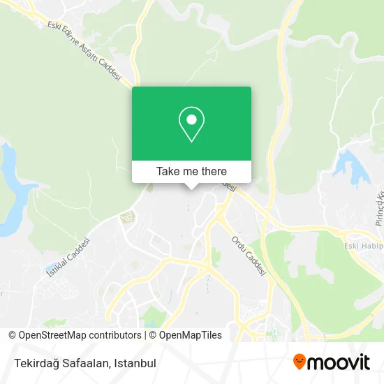 Tekirdağ Safaalan map