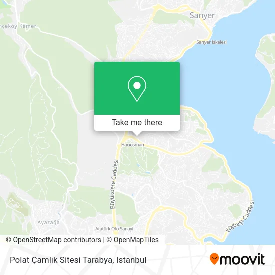 Polat Çamlık Sitesi Tarabya map