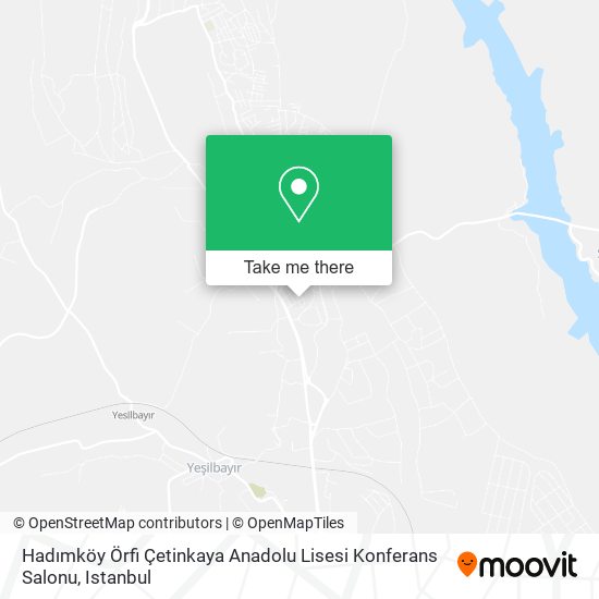 Hadımköy Örfi Çetinkaya Anadolu Lisesi Konferans Salonu map