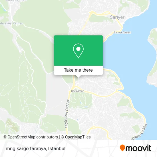 mng kargo tarabya map