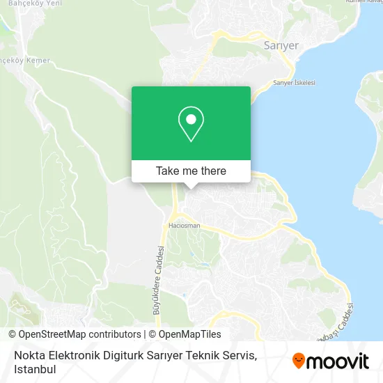 Nokta Elektronik Digiturk Sarıyer Teknik Servis map