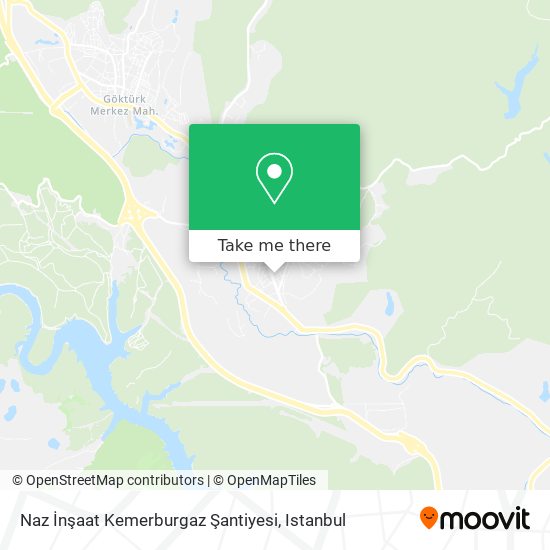 Naz İnşaat Kemerburgaz Şantiyesi map