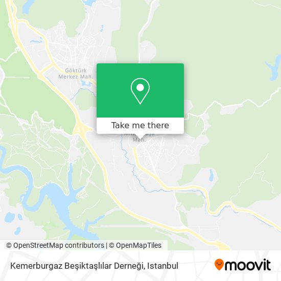 Kemerburgaz Beşiktaşlılar Derneği map