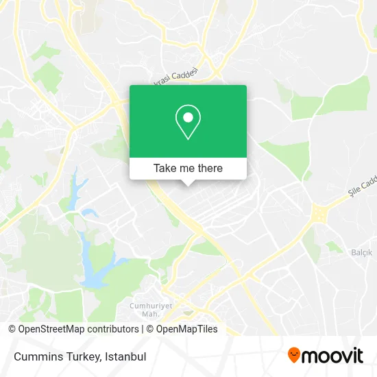 Cummins Turkey map