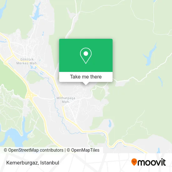 Kemerburgaz map
