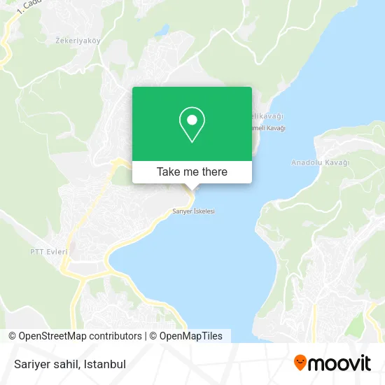 Sariyer sahil map