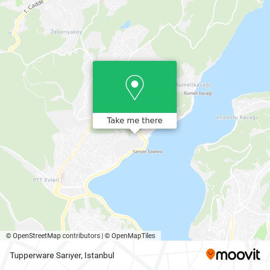 Tupperware Sarıyer map