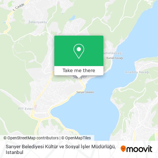Sarıyer Belediyesi Kültür ve Sosyal İşler Müdürlüğü map