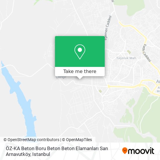 ÖZ-KA Beton Boru Beton Beton Elamanları San Arnavutköy map