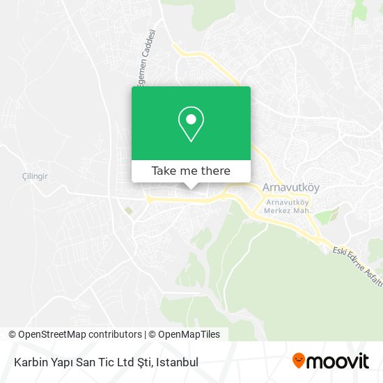 Karbin Yapı San Tic Ltd Şti map