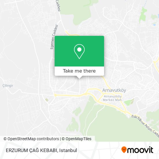 ERZURUM  ÇAĞ  KEBABI map