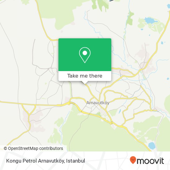 Kongu Petrol Arnavutköy map