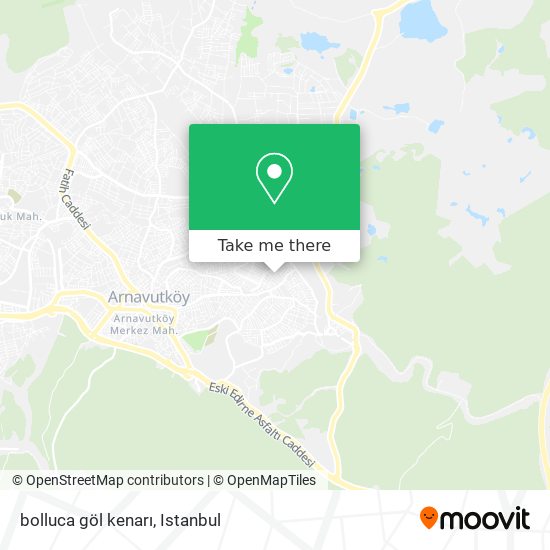 bolluca göl kenarı map