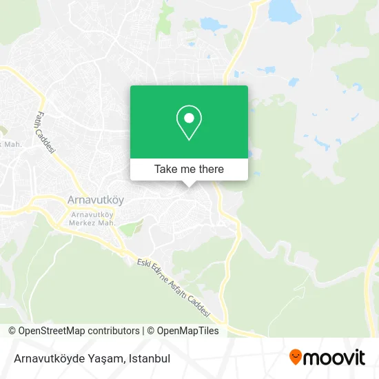 Arnavutköyde Yaşam map