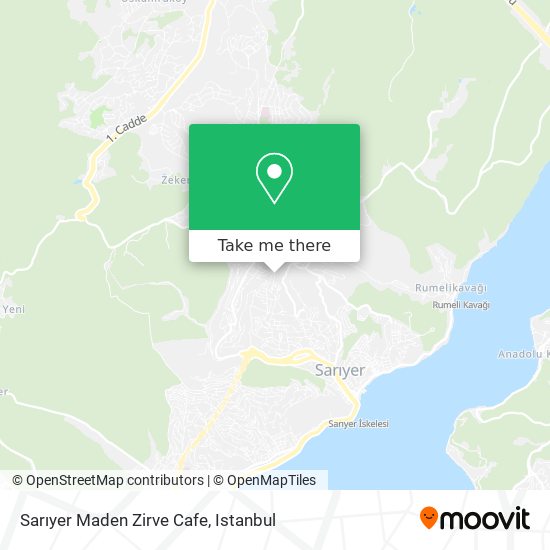 Sarıyer Maden Zirve Cafe map