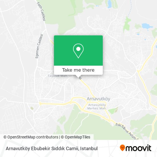 Arnavutköy Ebubekir Sıddık Camii map